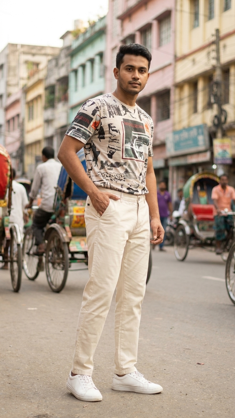 TEX-Inspired Slim Comfort Stretch Twill Pant
