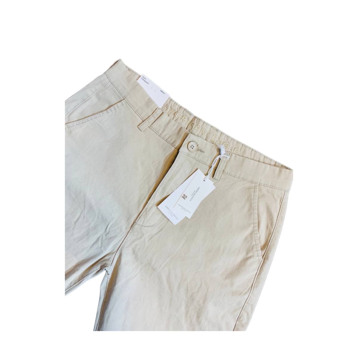 American Eagle Twill Pant - white background