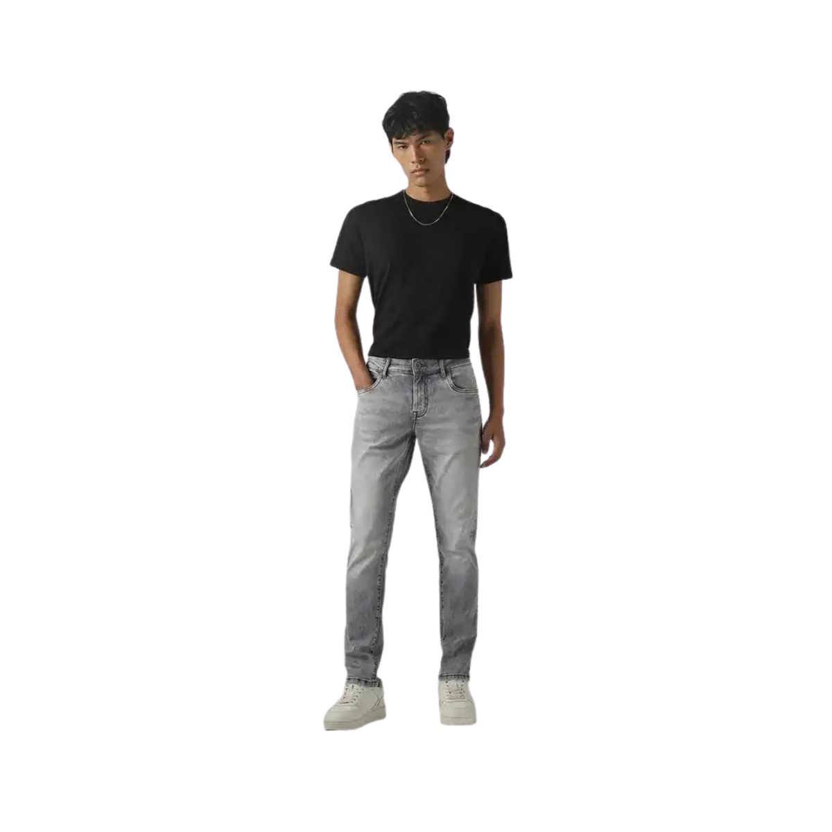Mufti Jeans Men's Denim Pant - white background
