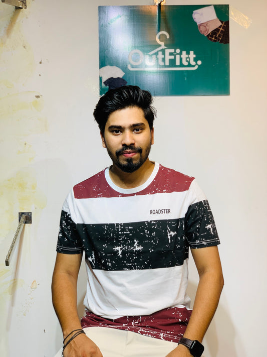 Roadstar printed t-shirt design 2 for men | OutFitT Sylhet