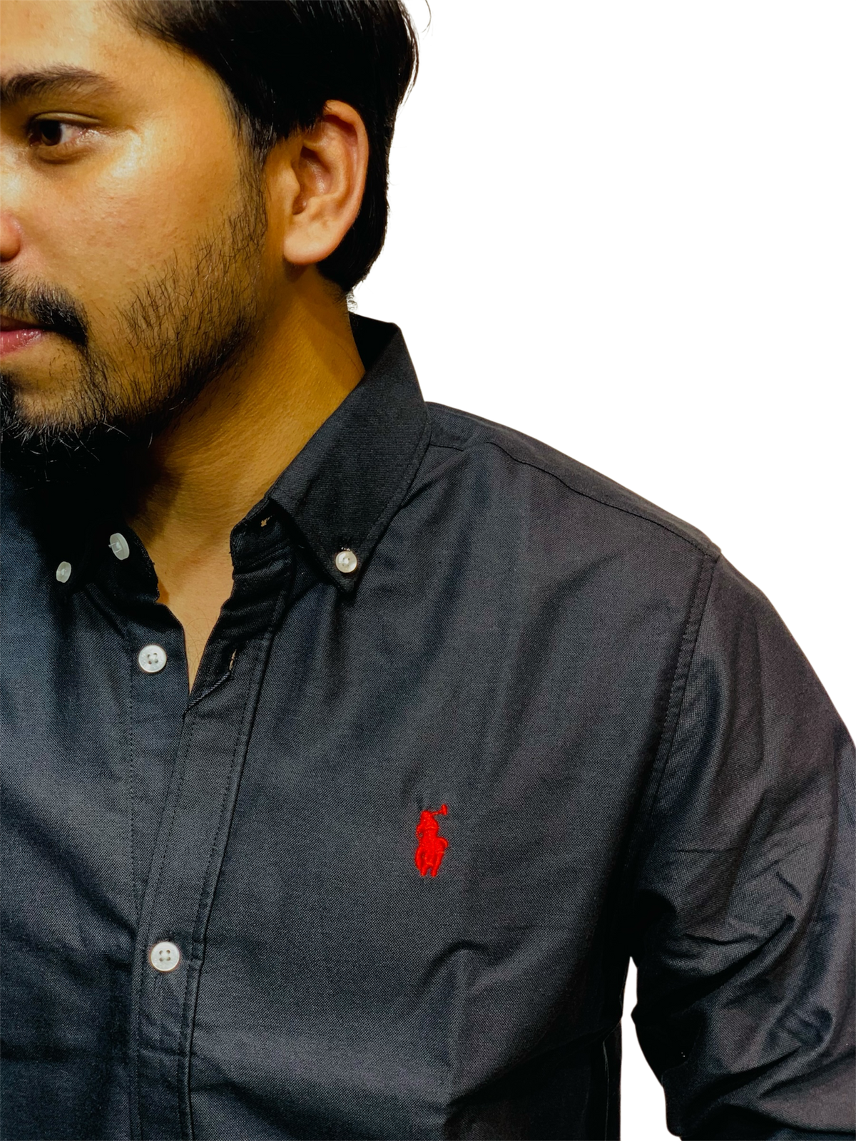 Ralph Lauren onyx black shirt for men - photo 3 | OutFitT Sylhet