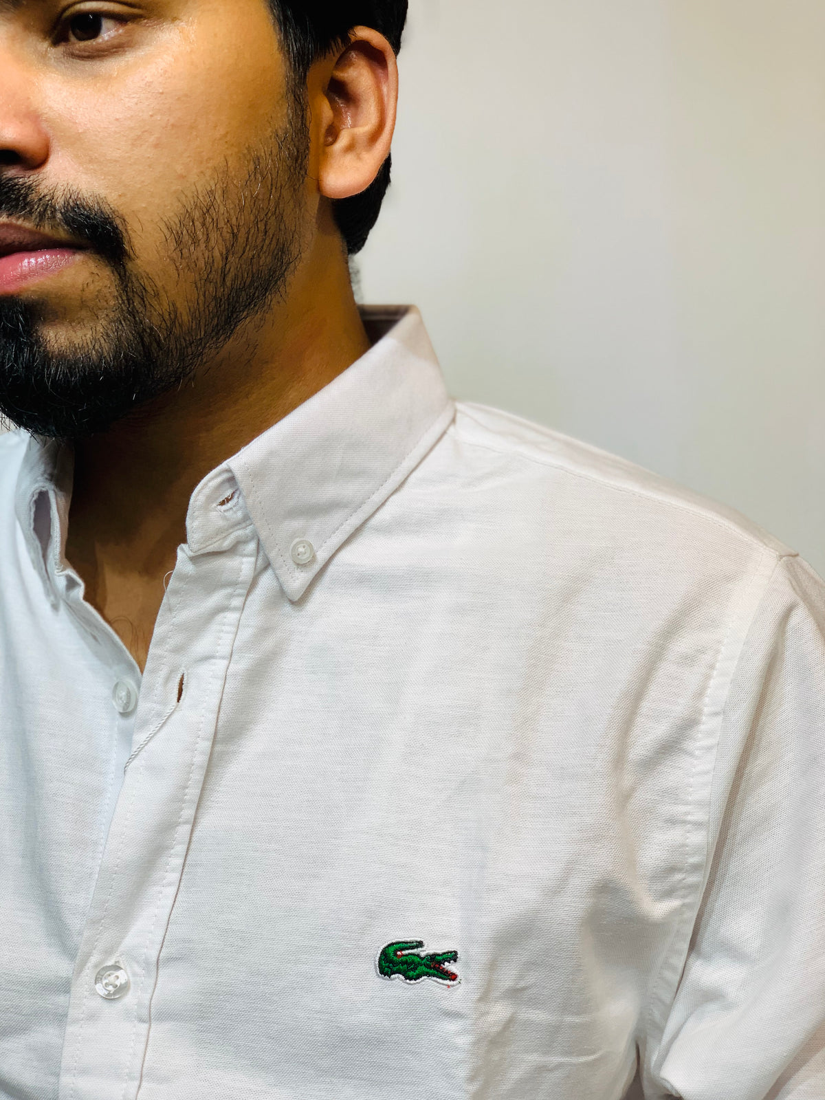 Lacoste white casual shirt - photo 4 | OutFitT Sylhet