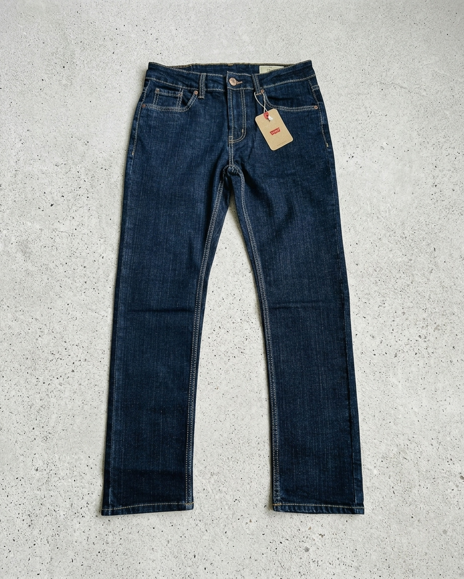Levi's dark wash slim fit jeans - photo 4 | OutFitT Sylhet