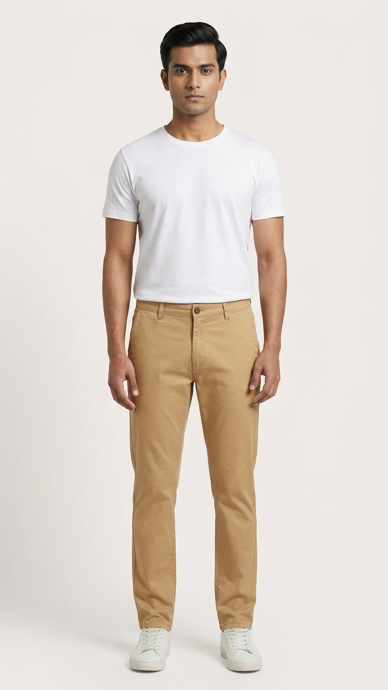 TEX-Inspired Slim Comfort Stretch Twill Pant