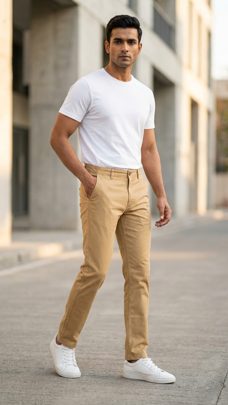 TEX-Inspired Slim Comfort Stretch Twill Pant