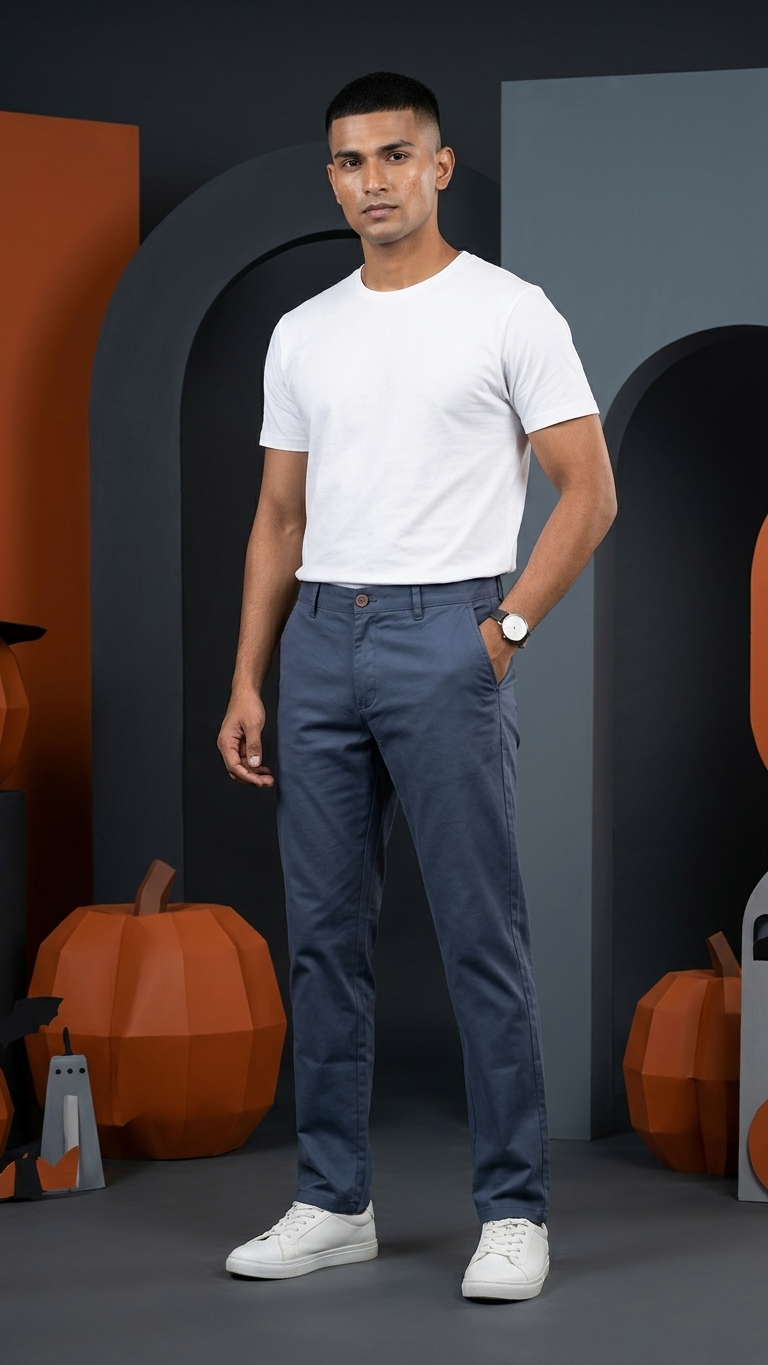 TEX-Inspired Slim Comfort Stretch Twill Pant